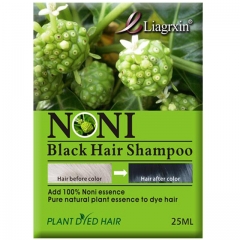 Champú de tinte herbal para cabello negro
