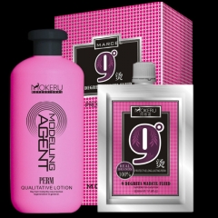 Crema alisadora de permanente para cabello natural para cabello rizado